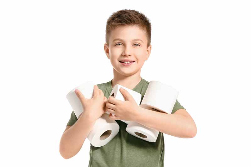 Cambiar el Rollo del Papel-Higiénico niños Montessori