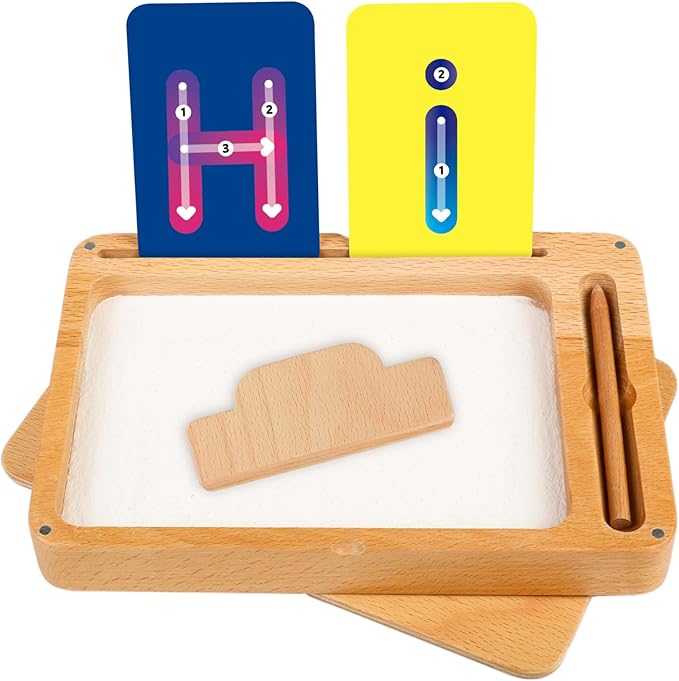 Bandeja de arena montessori