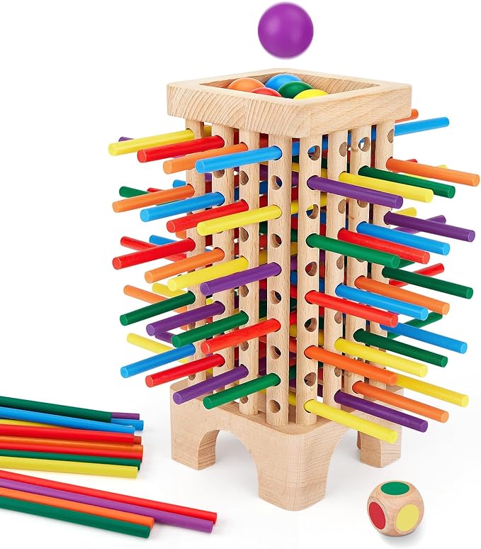 Juego de mesa de madera montessori