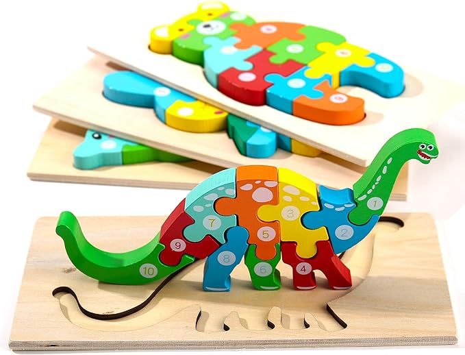 Montessori Mama Rompecabezas de madera