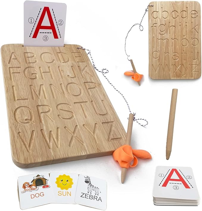 Tabla de trazado del alfabeto Montessori