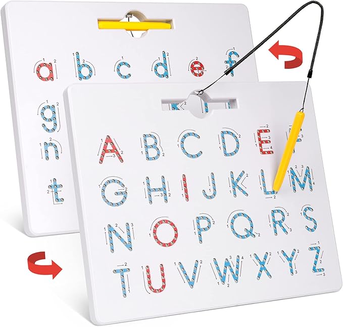 Tablero magnético de letras de doble cara