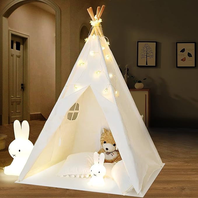 Tipi Infantil Tienda para niños con Luces de Hadas